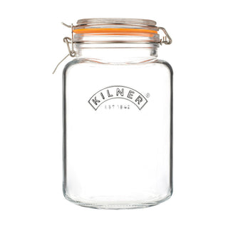 Kilner Square Clip Top Jar, 3 Litre