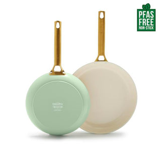GreenPan Padova 2 Piece PFAS Free Frypan 26/30cm Mint