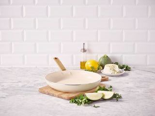 GreenPan Padova PFAS Free 28cm Open Frypan Cream