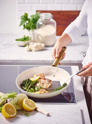 GreenPan Padova PFAS Free 28cm Open Frypan Cream