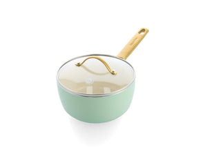 GreenPan Padova 6 (10) Piece PFAS Free Cookset Mint Green