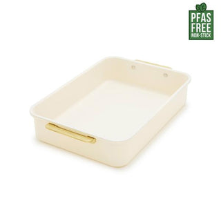 GreenPan Rectangular Cake/Roast Pan w Handles 30.2cm x 25.2cm - PFAS Free