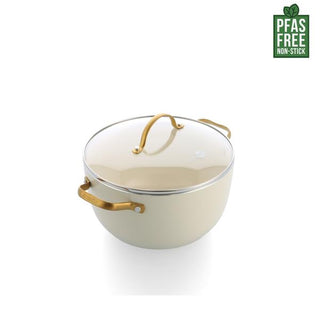 GreenPan Padova PFAS Free Casserole 24cm/4.71L Cream