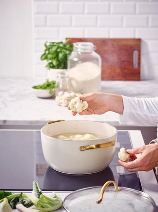 GreenPan Padova PFAS Free Casserole 24cm/4.71L Cream