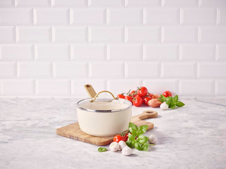 GreenPan Padova PFAS Free Saucepan 18cm/2.01L Cream