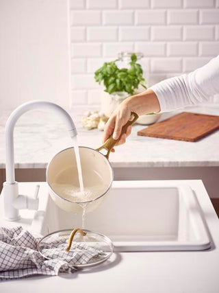 GreenPan Padova PFAS Free Saucepan 18cm/2.01L Cream