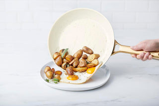 GreenPan Padova 2 Piece PFAS Free Frypan set 26/30cm Smokey Blue