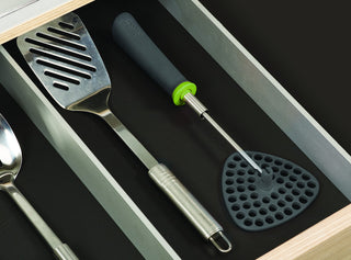 Joseph Joseph Delta Folding Masher - Grey / Green