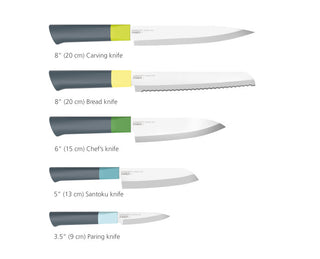 Joseph Joseph Duo 5-piece Knife Block Set