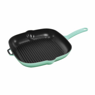Chasseur Square Cast Iron Non-stick Peppermint Grill 25cm