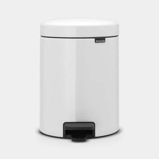 Brabantia Newicon Pedal Bin 5 Litre - White