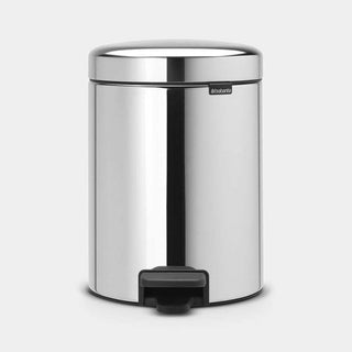 Brabantia Newicon Pedal Bin 5 Litre - Brilliant Steel