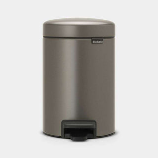 Brabantia Newicon Pedal Bin 3 Litre - Platinum