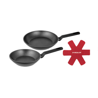 Pyrolux X-TREME 2 Piece Set Fry Pans & Pan Protector 20cm & 28cm