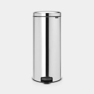 Brabantia Newicon Pedal Bin 30 Litre - Brilliant Steel