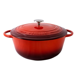 Pyrolux PYROCHEF Round French Oven Chilli Red 20cm/2L