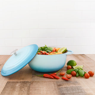 Pyrolux PYROCHEF Round French Oven Duck Egg Blue 24cm/4L