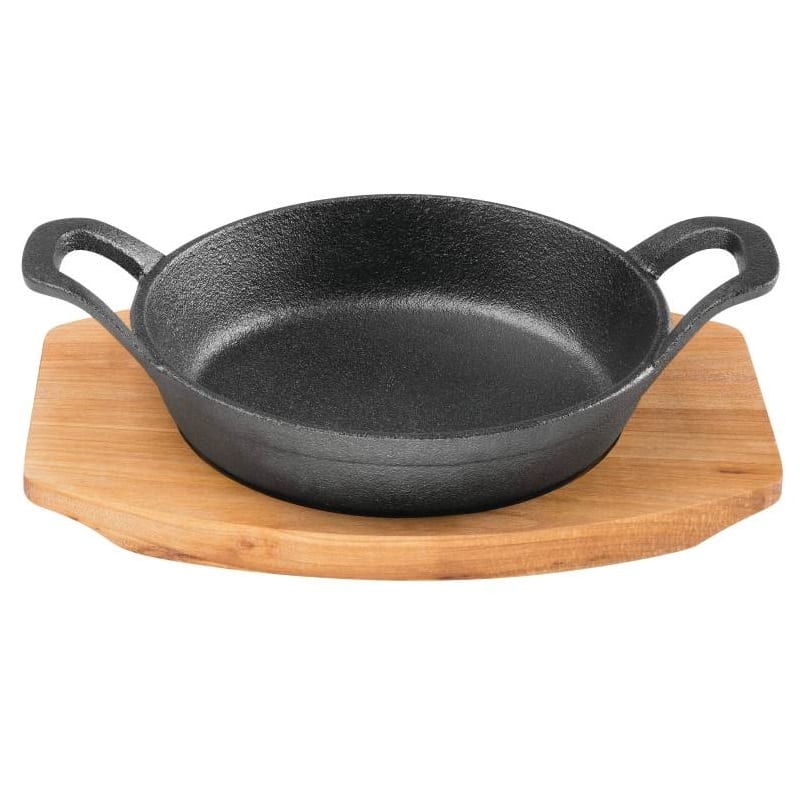 Pyrolux Pyrocast Round Gratin With Maple Tray 12cm