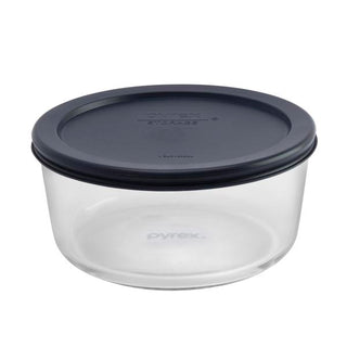 Pyrex Simply Store 4 Cup Round Blue Lid