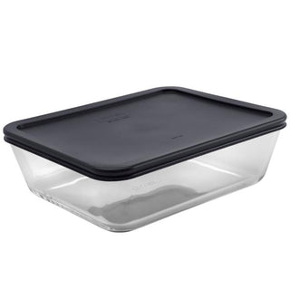 Pyrex Simply Store 11 Cup Rectangle Blue Lid