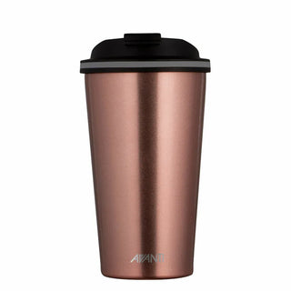 Avanti Go Cup Double W Insulated Cup, 410Ml, Stainless Steel / Pp / Silicone - Rose Gold