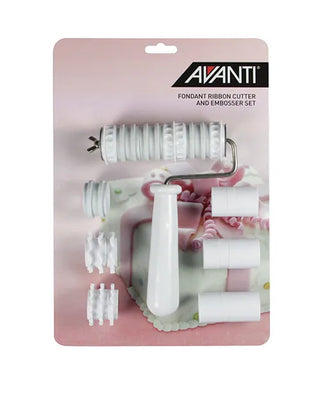 Avanti Fondant Ribbon Cut & Embosser Set
