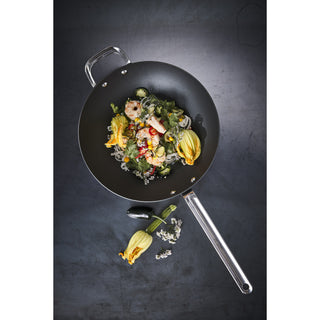 Scanpan Black Iron Wok 30cm