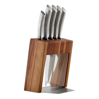 Scanpan Kalo 6 Piece Knife Block Set – Walnut