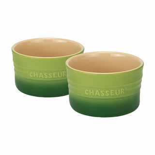 Chasseur Ramekin 9.5cm diam. x 5.6cm/250ml 2 Piece Set Apple