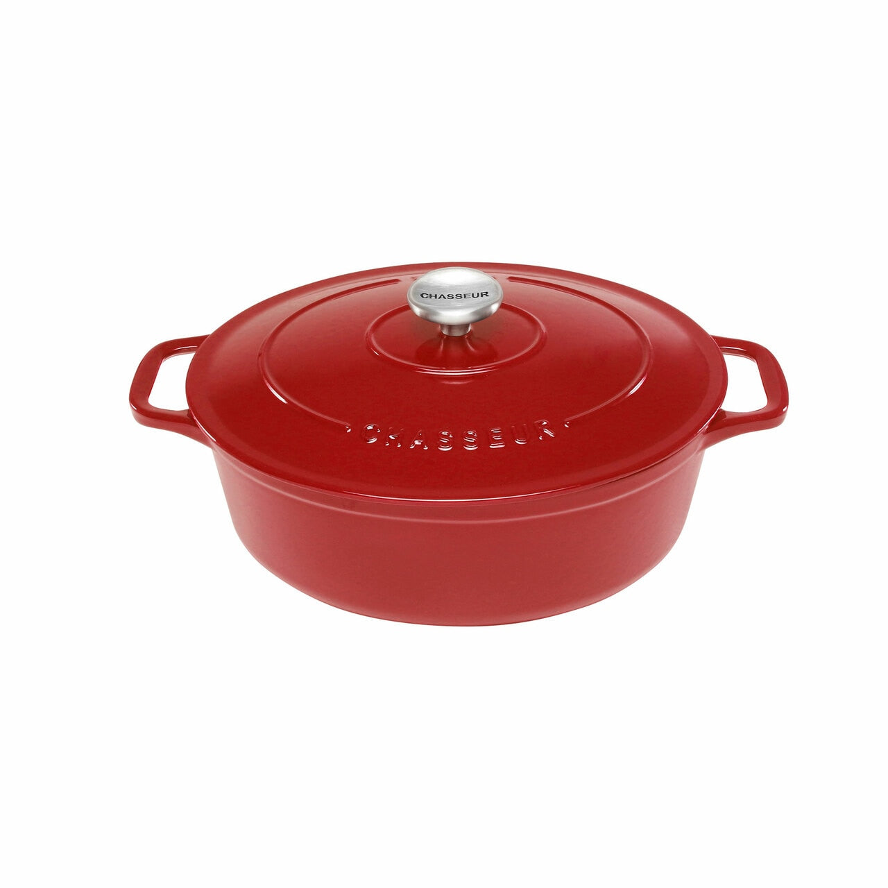 Chasseur Oval French Oven 27cm/4L Federation Red