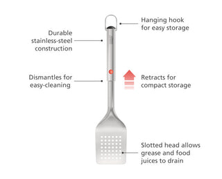 Joseph Joseph GrillOut BBQ Turner with retractable head