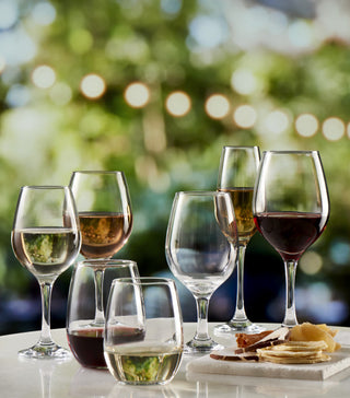 Pasabahce Amber Stemless Wine Glass 350ml Set 6 Clearance