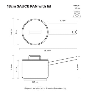 Scanpan ELEKTRA Saucepan 2.5L
