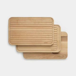 Brabantia Chopping Board Set Set Of 3, For Vegetables, Bread & Meat - Profile