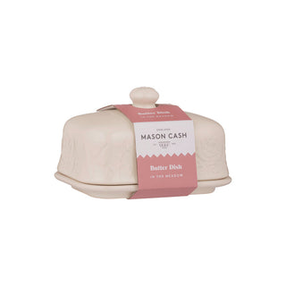 Mason Cash In The Meadow Cream Butter Dish, 9 x 15.6 x 10.6cm