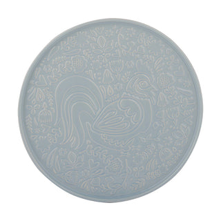 Mason Cash Home To Roost Blue Round Platter, 30 x 2cm