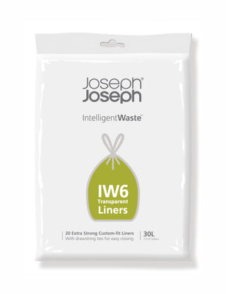 Joseph Joseph IW6 30L Clear Liners 20 Pack