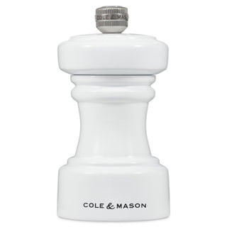 Cole & Mason Hoxton White Gloss Pepper Mill 104mm