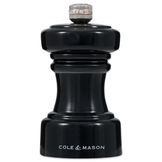 Cole & Mason Hoxton Black Gloss Salt Mill 104mm