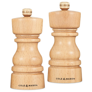 Cole & Mason London Mills Natural Beech Gift Set - 13cm