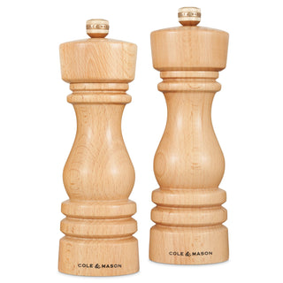 Cole & Mason London Mills Natural Beech Gift Set - 18cm