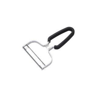 Chef Inox Vegetable Peeler Stainless Steel Black Rubber Handle 153x102mm