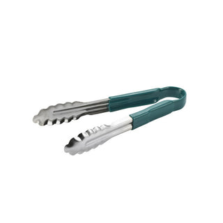 Chef Inox Essentials Tong Stainless Steel Green Handle 230mm