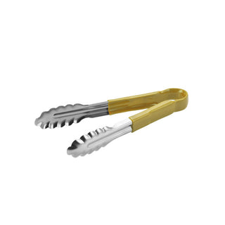 Chef Inox Essentials Tong Stainless Steel Yellow Handle 230mm