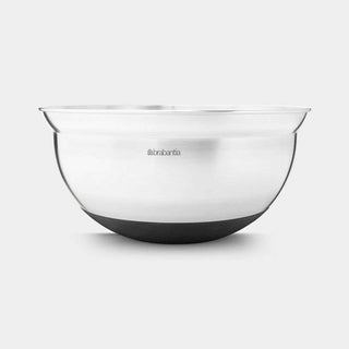 Brabantia Mixing Bowl 3.0 Litre - Matt Steel / Black