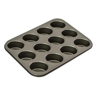 Bakemaster Non-Stick 12 Cup Friand Pan, 26.5Cm X 35.5Cm