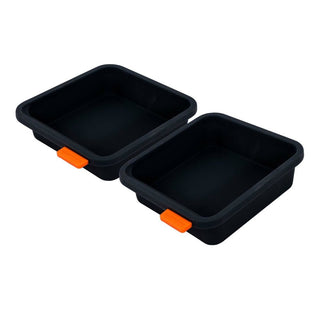 Bakemaster Share Set Of Two Divider Trays - 13 X 13 X 3.6cm