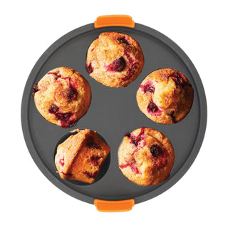 Bakemaster Silicone Collapsible 5 Cup Muffin Air Fryer Insert 21 x 4cm