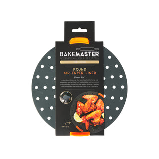 Bakemaster Silicone Round Air Fryer Liner 21cm
