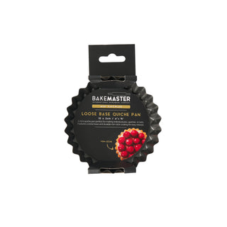 Bakemaster Loose Base Quiche Pan 10 x 2cm - Non-stick